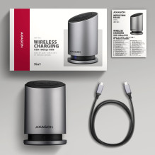 Įvesties / išvesties šakotuvas USB-C 9IN1 WRL / 0.6M HMC-WL9 AXAGON