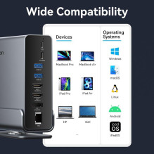 NB ACC DOCKING STATION 15IN1 / USB-C MST TPUH0 VENTION