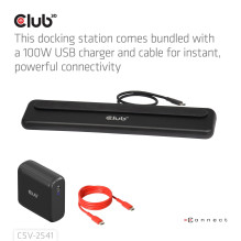 NB ACC įkrovimo stotelė 12in1 / USB-C 100W CSV-2541 CLUB3D