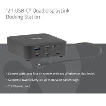 NB ACC įkrovimo stotelė 12in1 / USB-C 100W CSV-2542 CLUB3D