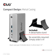 Įkrovimo stotelė / USB-C 120W CSV-1568 CLUB3D