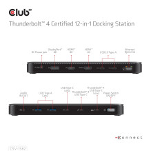 NB ACC DOCKING STATION 12IN1 / THUNDERBOLT CSV-1582 CLUB3D