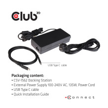 NB ACC DOCKING STATION / USB-C 60W CSV-1562 CLUB3D