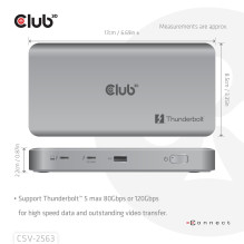 I / O HUB THUNDERBOLT 5IN1 / 180W CSV-2563 CLUB3D