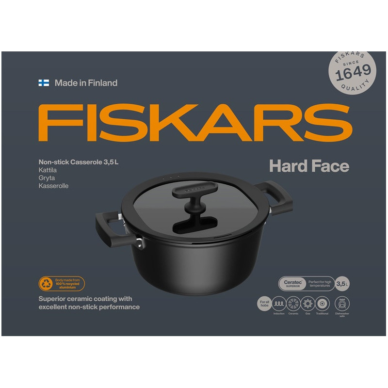 Katls Fiskars Hard face 1075526 3 5L 22cm 6424002019961
