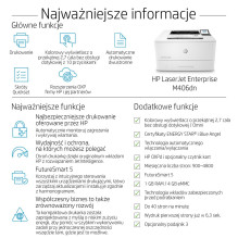 HP LaserJet Enterprise M406dn spausdintuvas