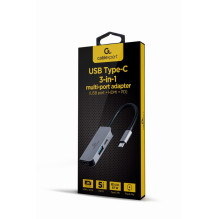 I / O ADAPTER USB-C TO HDMI / USB3 / 3IN1 A-CM-COMBO3-02 GEMBIRD I / O ADAPTER USB-C TO HDMI / USB3 / 3IN1 A-CM-COMBO3-02 GEMBIRD