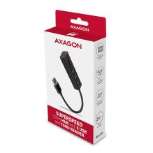 I / O HUB USB3.2 3P SD / MICROSD / 0.2M HMA-CR3A AXAGON