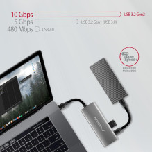 I / O HUB USB-C 5IN1 / 0.13M HMC-5G22 AXAGON