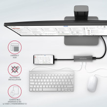 I / O HUB USB-C 5IN1 / 0.13M HMC-5G22 AXAGON