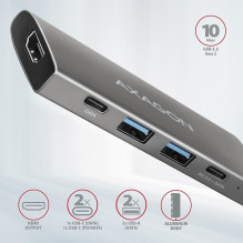 I / O HUB USB-C 5IN1 / 0.2M HMC-5G2 AXAGON