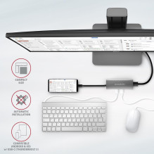 I / O HUB USB-C 5IN1 / 0.2M HMC-5G2 AXAGON