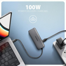 I / O HUB USB-C 5IN1 8K / 0.15M HMC-5H8K AXAGON