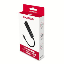 I / O HUB USB-C 4PORT GLAN / 0,2M HMC-GL3A AXAGON