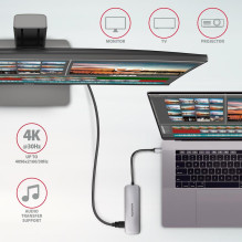 I / O HUB USB-C 5IN1 / 0.2M HMC-HCR3A AXAGON