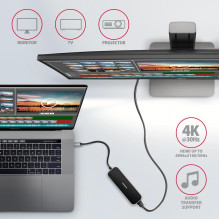 I / O HUB USB-C 6IN1 / 0.2M HMC-6H4A AXAGON