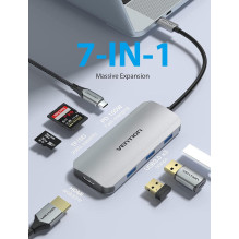 NB ACC DOCKING STATION 7IN1 / USB-C 0.15M TOJHB VENTION