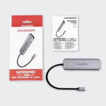 I / O HUB USB3.2 5IN1 / 0.2M HMC-5 AXAGON