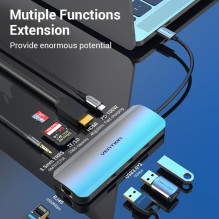 USB-C I/O ŠAKOTUVAS / 0,15 M LAIDAS TOLHB VENTIONE USB-C I/O ŠAKOTUVAS / 0,15 M LAIDAS TOLHB VENTIONE