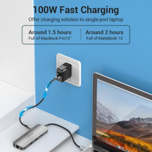 USB-C I/O ŠAKOTUVAS / 0,15 M LAIDAS TOLHB VENTIONE USB-C I/O ŠAKOTUVAS / 0,15 M LAIDAS TOLHB VENTIONE