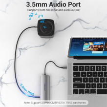 USB-C I/O ŠAKOTUVAS / 0,15 M LAIDAS TOLHB VENTIONE USB-C I/O ŠAKOTUVAS / 0,15 M LAIDAS TOLHB VENTIONE