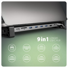 NB ACC DOCKING STATION / 9IN1 HMC-10HLS AXAGON