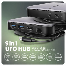 NB ACC DOCKING STATION / NVME / SATA 9IN1 HMC-UFO AXAGON