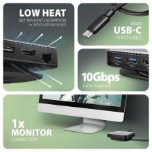 NB ACC DOCKING STATION / NVME / SATA 9IN1 HMC-UFO AXAGON