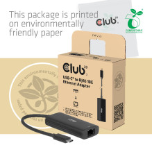 Įvesties / išvesties adapteris USB-C į RJ45 / 10G M / F CAC-2531 CLUB3D