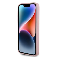Guess GUHCP15LHG4SGP iPhone 15 Pro 6,1' rožinis / rožinis kietas dėklas Glitter Script Big 4G