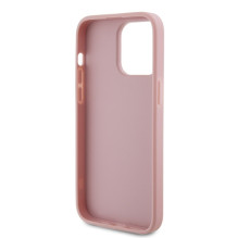 Guess GUHCP15LHG4SGP iPhone 15 Pro 6.1" pink / pink hardcase Glitter Script Big 4G