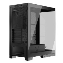 Kompiuterio Korpusas - MODECOM Volcano SPACE MIDI USB 3.0 Type-C Juodas