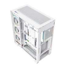 Case - MODECOM VOLCANO STELLAR PLUS ARGB MIDI tower ATX Micro-ITX white