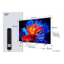 TCL P8K 65P8K TV 165,1 cm (65") 4K Ultra HD Smart TV Wi-Fi Metallic 350 cd / m²