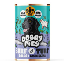 DOBRY PIES Surf Turf lašiša...