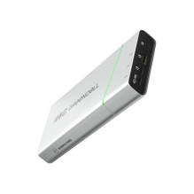 „Green Cell PBPLGC20P“ išorinė baterija, ličio jonų (Li-Ion), 20800 mAh, aliuminio, juoda, žalia, šviesiai pilka, sidabr „Green Cell PBPLGC20P“ išorinė baterija, ličio jonų (Li-Ion), 20800 mAh, aliuminio, juoda, žalia, šviesiai pilka, sidabr