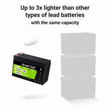 Green Cell LFPGC12V7AH UPS battery Lithium Iron Phosphate (LiFePO4) 12.8 V 7 Ah Green Cell LFPGC12V7AH UPS battery Lithium Iron Phosphate (LiFePO4) 12.8 V 7 Ah