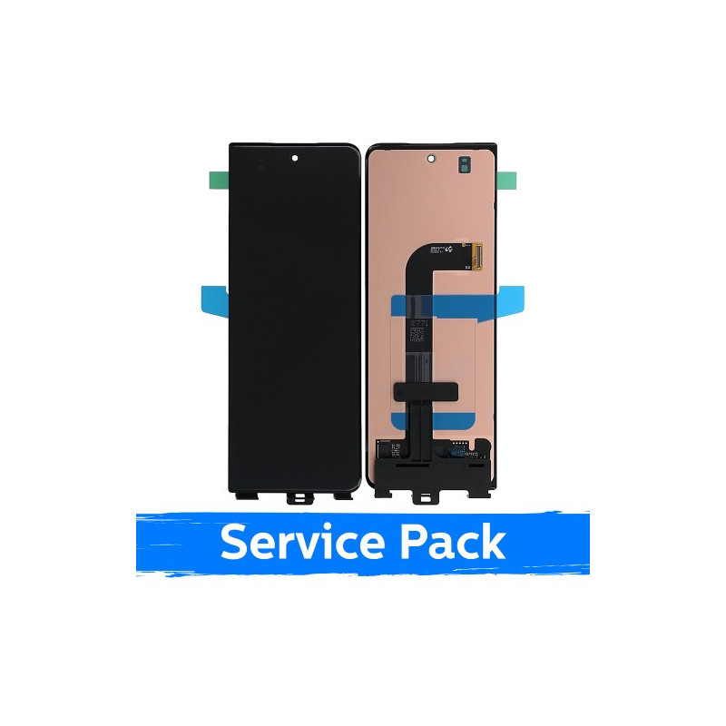 Ekranas skirtas Samsung F926 Z Fold3 (OUTER) juodas (Service Pack)