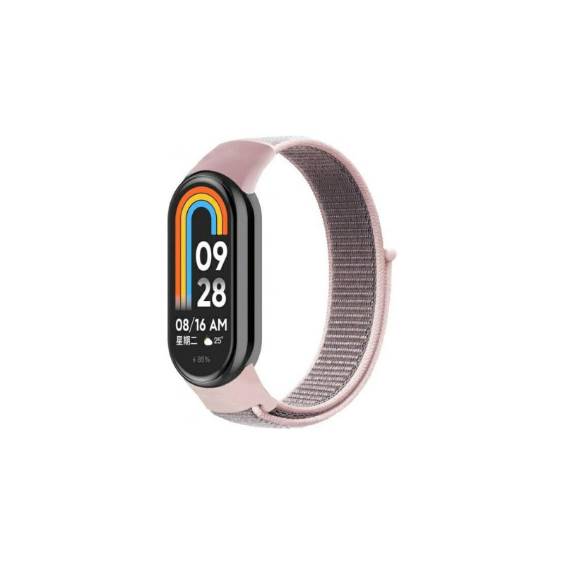 Beline Mi Band 8 / 9 / NFC NylonLoop Strap Pink