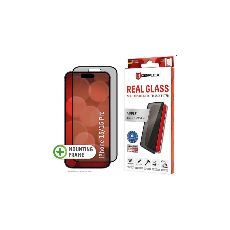 DISPLEX Real 3D ekrano apsauga Apple iPhone 15 / 15 Pro