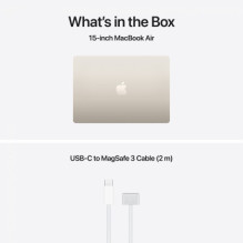 Apple MacBook Air 15.3 Retina M5 16GB 512SSD EN Starlight MDVD4ZE / A Nešiojamas kompiuteris