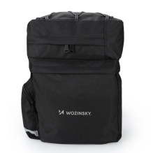 Wozinsky Wozinsky 60L spacious bike rack bag (rain cover included) black (WBB13BK)