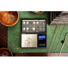 Skaitmeninės Svarstyklės - Adler AD 3176 100g Talpa, 0.01g Tikslumas, LCD Ekranas Juodas