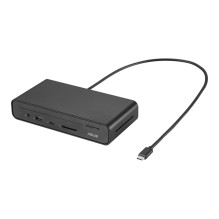 Dokavimo Stotis - ASUS Triple Display USB-C Dock DC300, 3x 4K, USB 3.2 Gen 2, Juoda