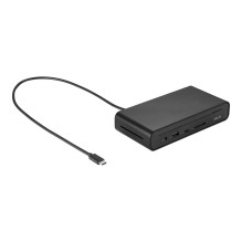Dokavimo Stotis - ASUS Triple Display USB-C Dock DC300, 3x 4K, USB 3.2 Gen 2, Juoda