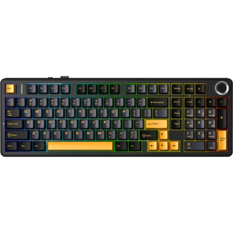 Žaidimų Klaviatūra - AULA F99 Pro Thunder RGB Mechaninė 8000 mAh Juoda