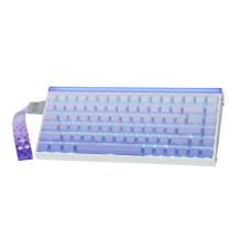 Žaidimų Klaviatūra - AULA HERO84 HE Mechaninė RGB USB-C QWERTY Balta / Violetinė / Gradientinė Žaidimų Klaviatūra - AULA HERO84 HE Mechaninė RGB USB-C QWERTY Balta / Violetinė / Gradientinė