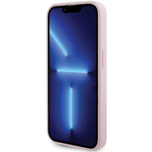 Guess GUHMP14LPSAHMCP dėklas, skirtas iPhone 14 Pro - rožinis Saffiano MagSafe