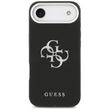 „Guess Grained Big 4G Classic Logo“ dėklas, skirtas „iPhone 17 Air“ – juodas