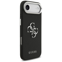 Guess Grained Big 4G Classic Logo case for iPhone 17 Air - black